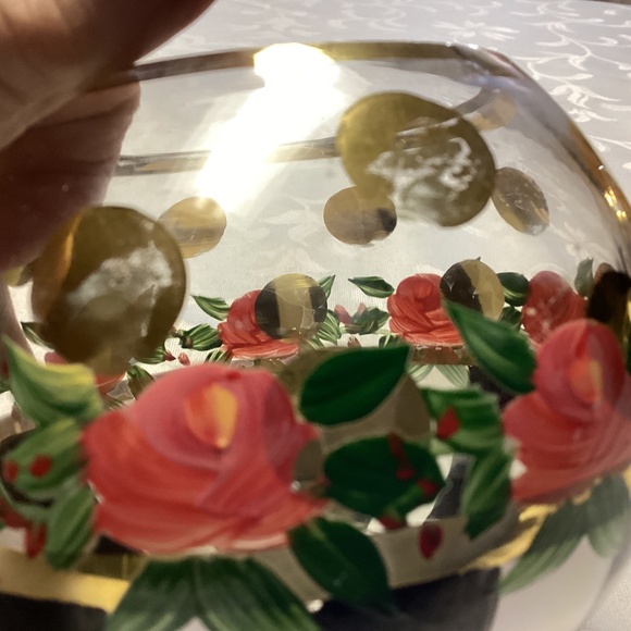 Mackenzie Childs MEDIUM ROSES. N STRIPES - Picture 6 of 8